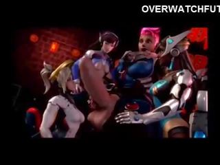 Overwatch futanari kompilacija sfm