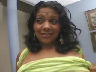 Pretty indian milf suck cock after hot interview