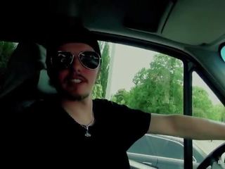 Bums Bus - Hardcore sex in the backseat with slutty German blonde babe