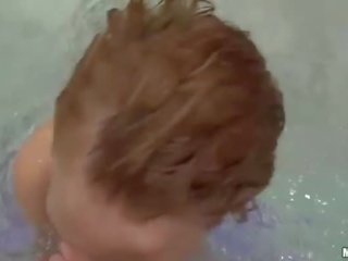 Sultry Czech girl anal fucked in jacuzzi