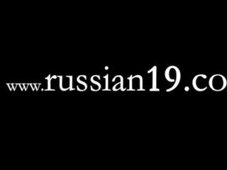 Esquelético russa gaja natasna dildoing