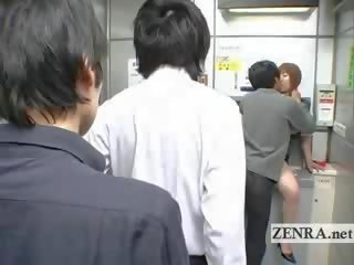 Bizarre Japanese post office offers busty oral sex ATM