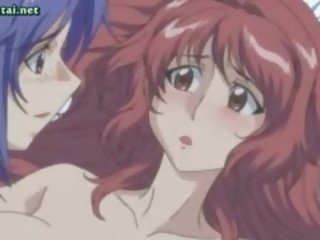 Two Anime Milfs With Big Tits Share Teen Cock
