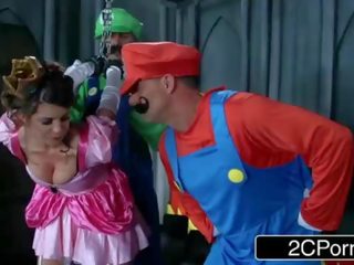 Kreten da veselje palico: super mario bros dobili zaposlen s princesa brooklyn lov