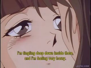 Kotor babe anime kanak-kanak perempuan jilat setiap lain pussies bersih