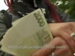 Czech slut Terry ass railed for money