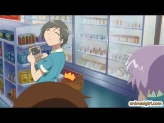 Японки аниме изстискване bigtits и пиене мляко