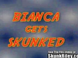 Skunk Riley Fucks Bianca wit Black Cock!