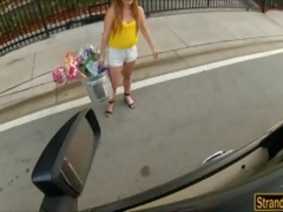 Busty Flower Vendor Fucked And Mouth Cum