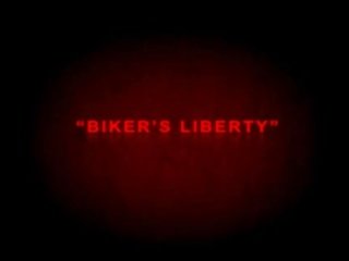 Biker\'s Liberty. Unshaved Chap Jackoff