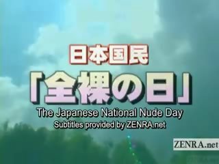 Subtitle jepang nudis engage di nasional telanjang hari